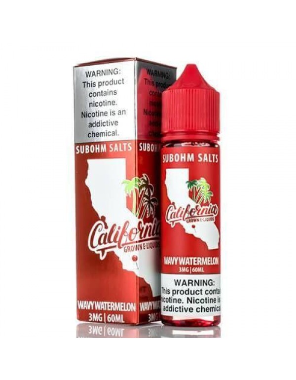California Grown Wavy Watermelon ICE 60ml Vape Jui...