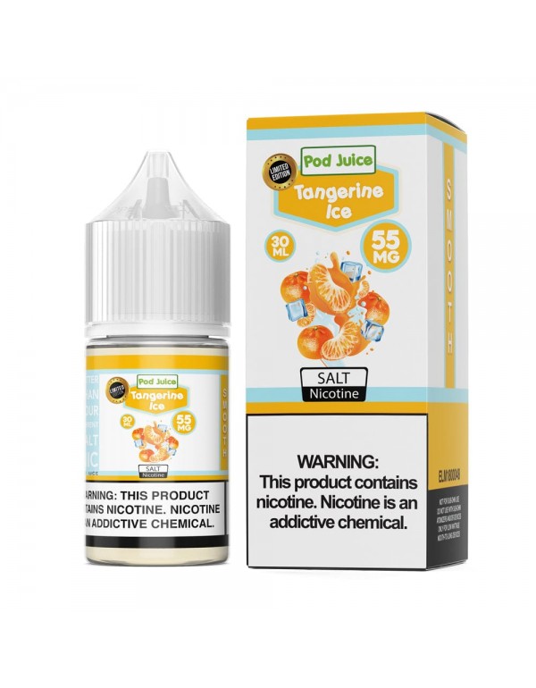 Pod Juice Tangerine Ice 30ml Nic Salt Vape Juice