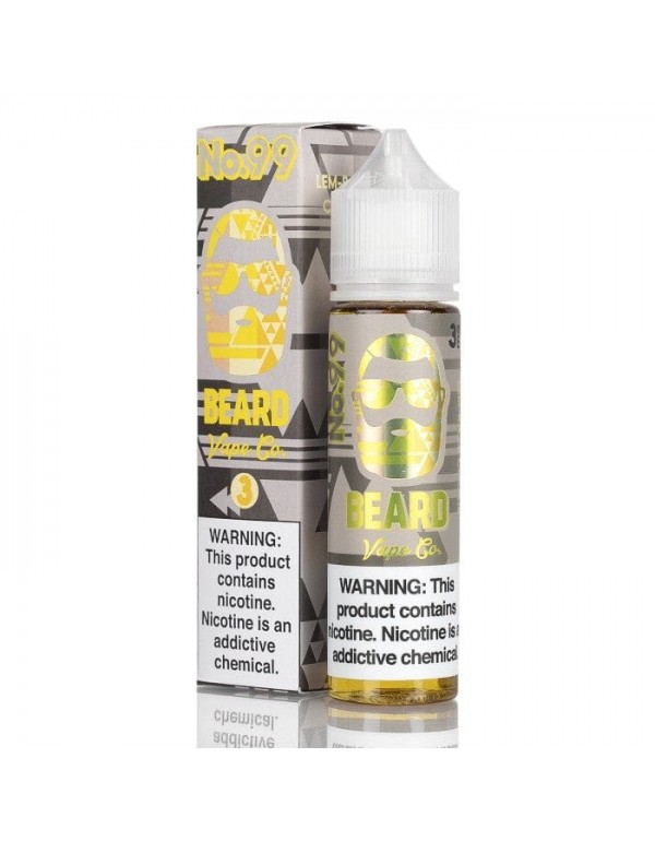 Beard Vape Co No. 99 Lemon and Raspberry Cookie 60ml Vape Juice