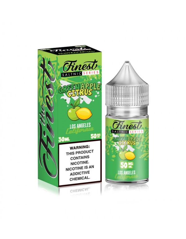 The Finest Green Apple Citrus 30ml Nic Salt Vape J...