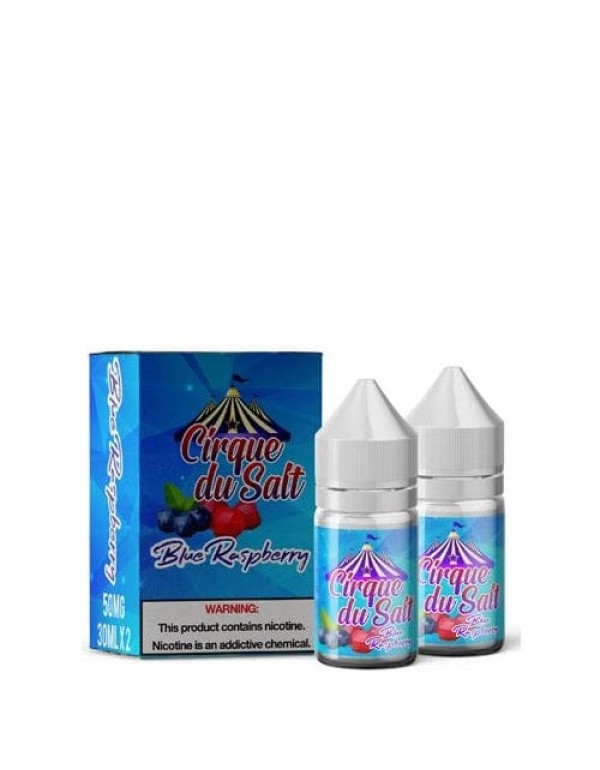 Cirque Du Salt Twin Pack Blue Raspberry 2x 30ml Nic Salt Vape Juice