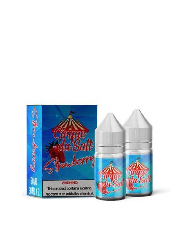 Cirque Du Salt Twin Pack Strawberry 2x 30ml Nic Salt Vape Juice