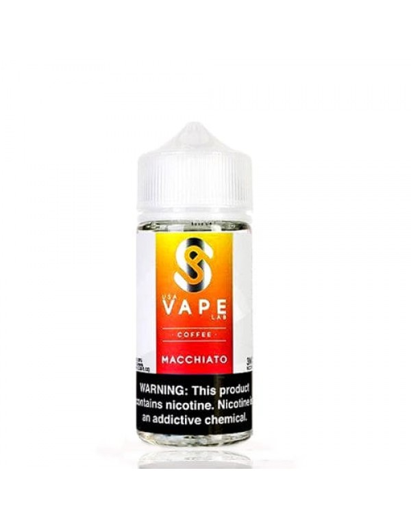 USA Vape Lab Macchiato Coffee 100ml Vape Juice