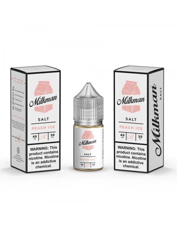 The Milkman Salt Peach ICE 30ml Nic Salt Vape Juic...