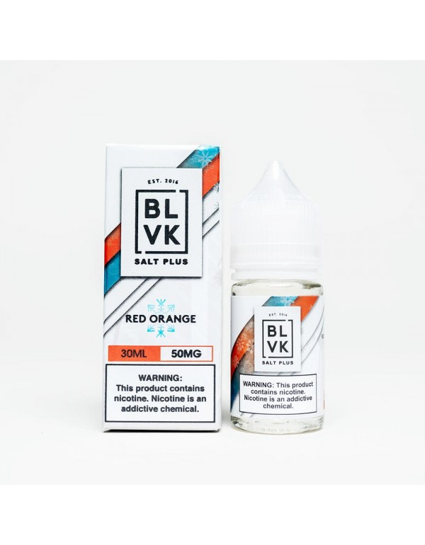 BLVK Salt Plus Red Orange Ice 30ml Nic Salt Vape Juice
