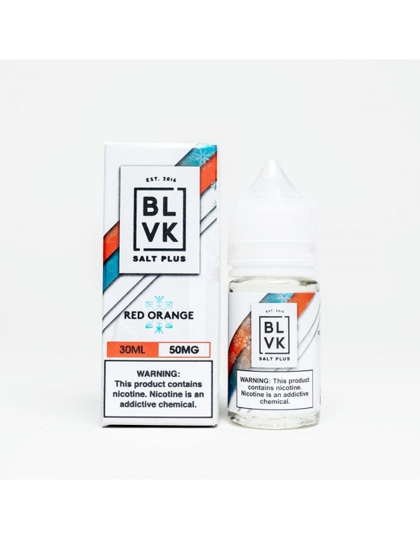 BLVK Salt Plus Red Orange Ice 30ml Nic Salt Vape J...