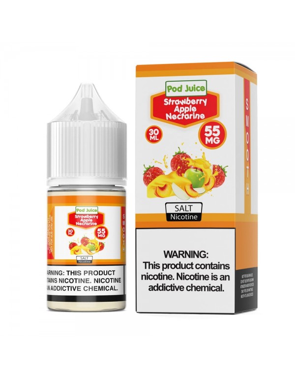 Pod Juice Strawberry Apple Nectarine 30ml Nic Salt...