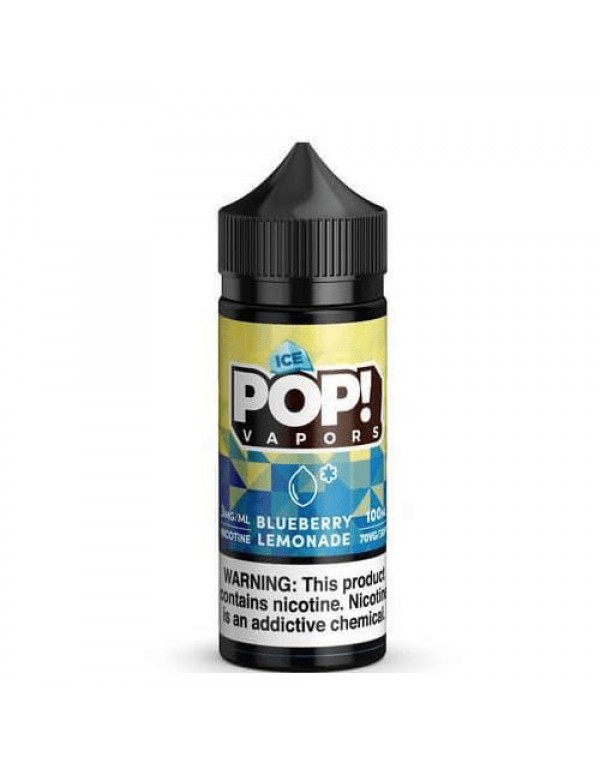 POP! Vapors Blueberry Lemonade ICE 100ml Vape Juic...