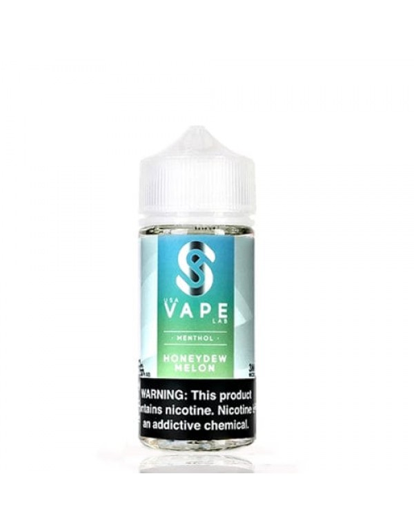 USA Vape Lab Honeydew Melon Menthol 100ml Vape Jui...