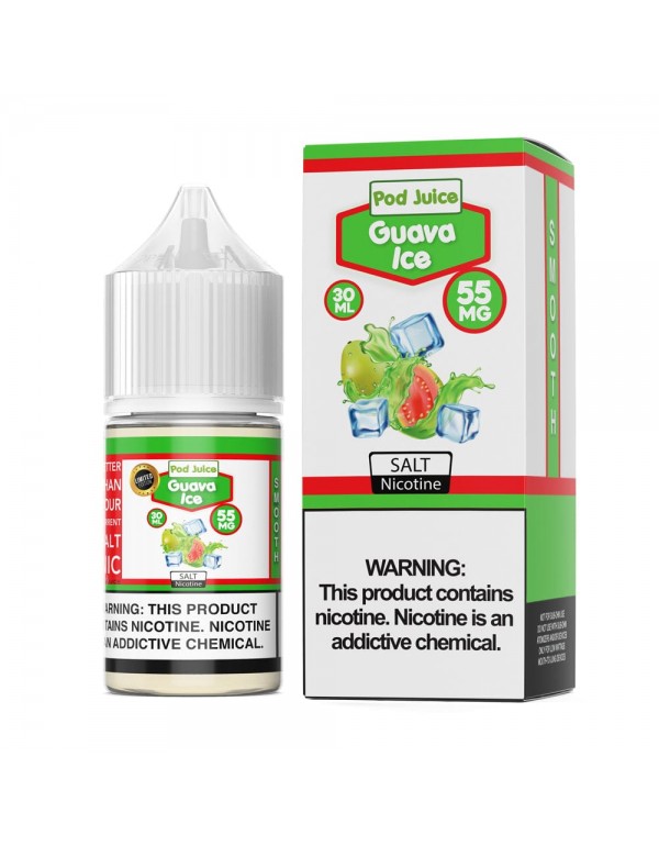 Pod Juice Guava Ice 30ml Nic Salt Vape Juice