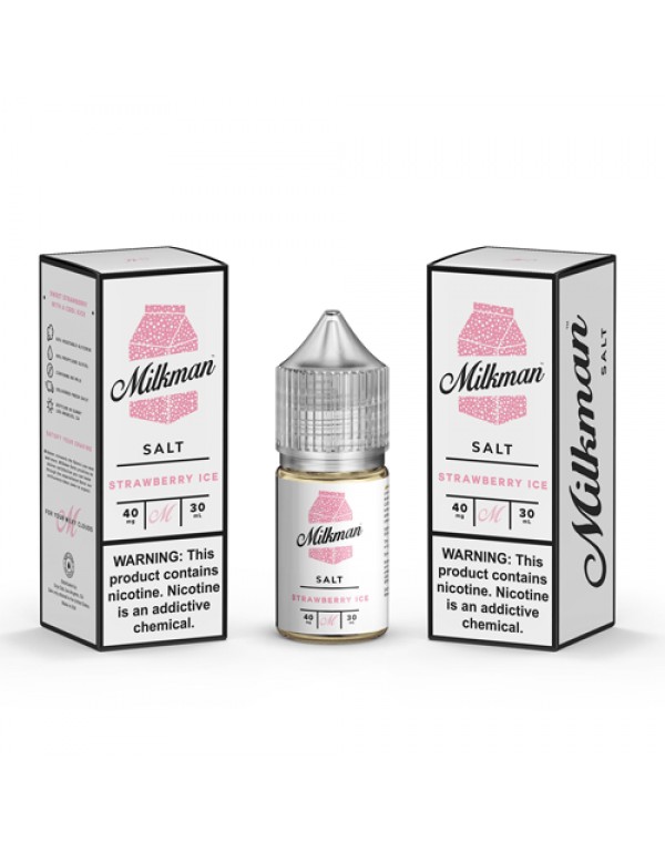 The Milkman Salt Strawberry ICE 30ml Nic Salt Vape...