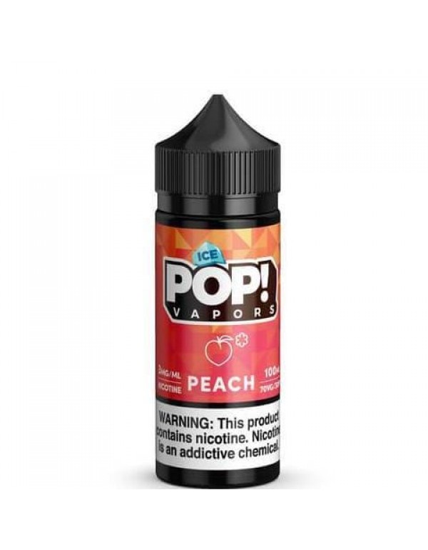 POP! Vapors Peach ICE 100ml Vape Juice