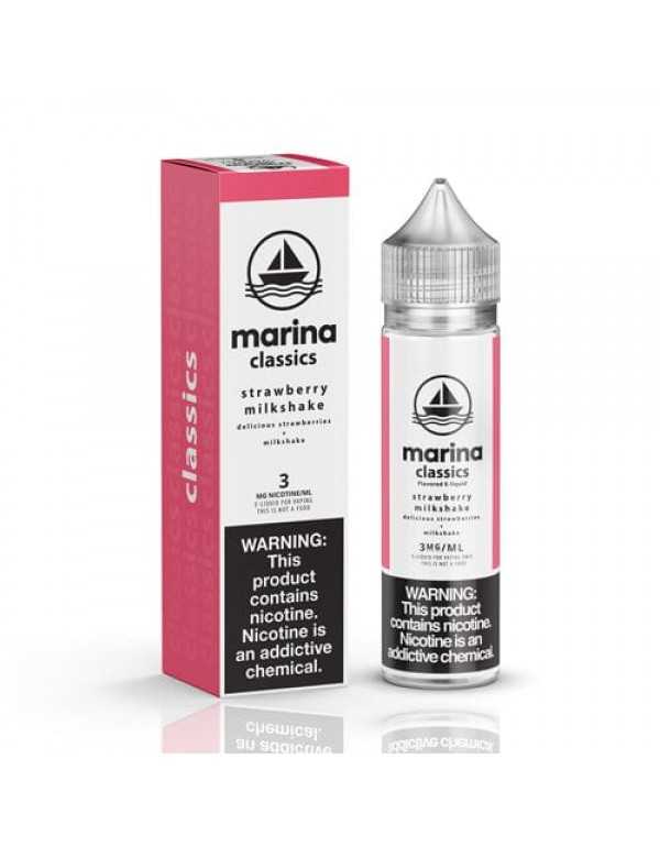 Marina Classics Strawberry Milkshake 60ml Vape Juice