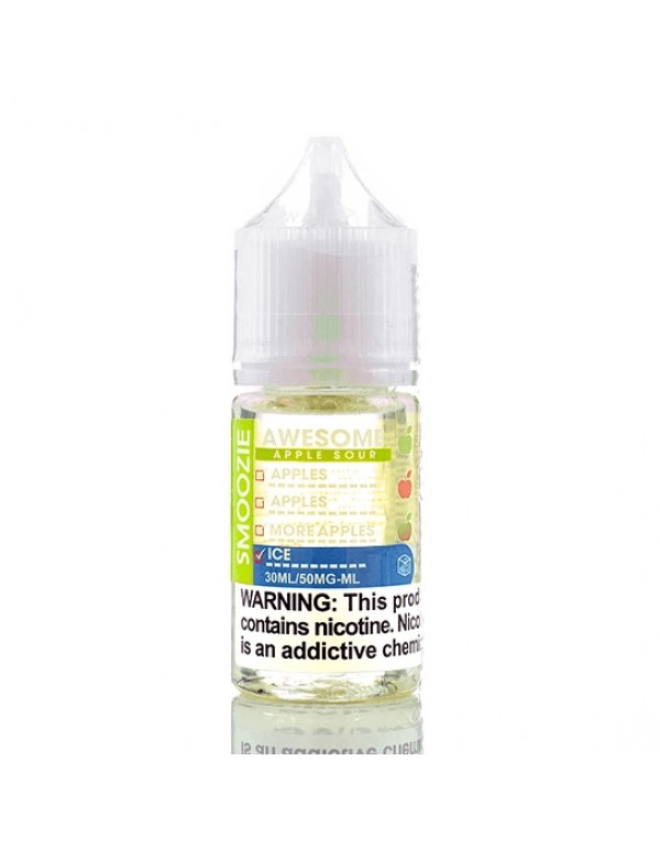 Smoozie Awesome Apple Sour Ice 30ml Nic Salt Vape ...