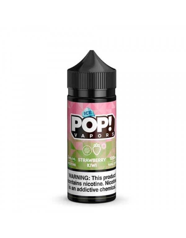 POP! Vapors Strawberry Kiwi ICE 100ml Vape Juice