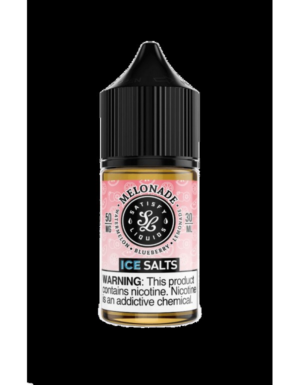 Satisfy E-Liquids Melonade On Ice 30ml Nic Salt Va...