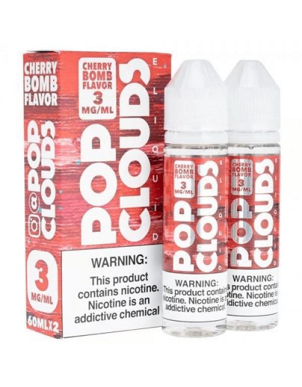 Cherry 2x 60ml Vape Juice - Pop Clouds