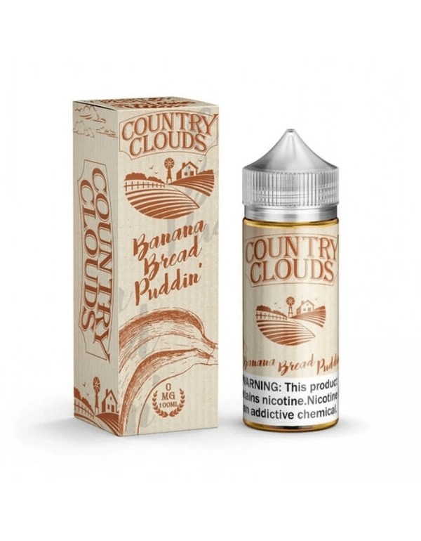 Banana Bread Puddin' Pie 100ml Vape Juice - Country Clouds