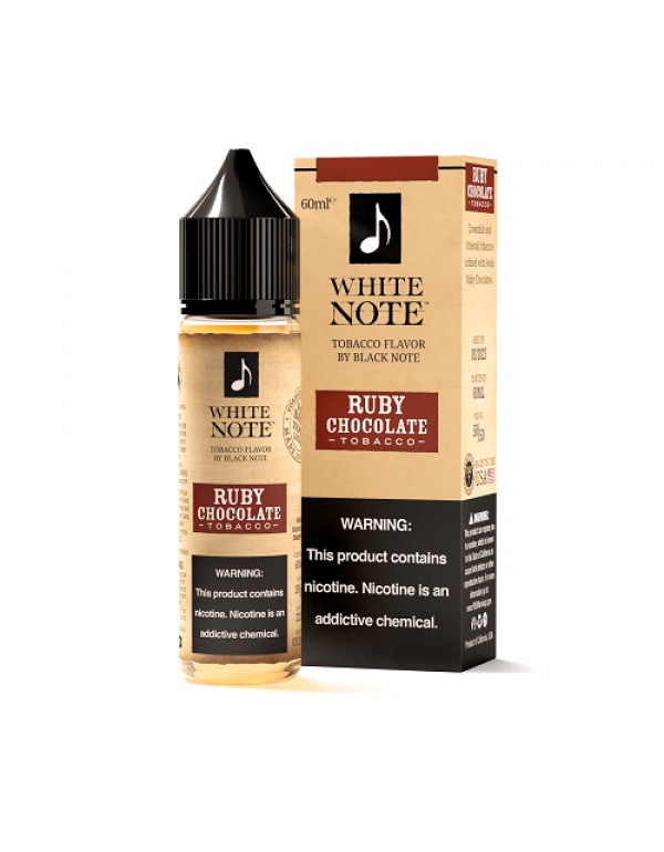Ruby Chocolate Tobacco 60ml Vape Juice - White Not...