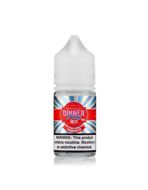 Dinner Lady Salts Strawberry ICE 30ml Nic Salt Vap...