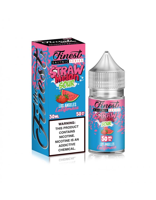 The Finest Straw Melon Sour 30ml Nic Salt Vape Jui...