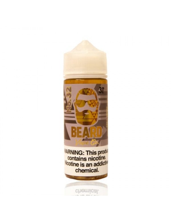 Beard Vape Co No. 32 Cinnamon Funnel Cake 120ml Vape Juice (0mg)