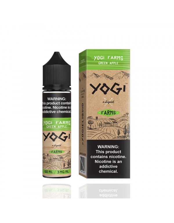 Yogi Farms Green Apple 60ml Vape Juice