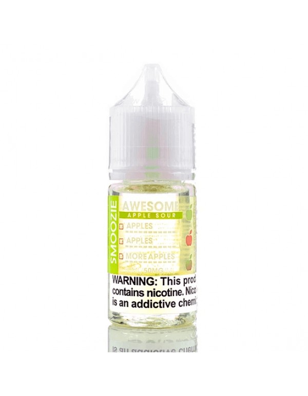 Smoozie Salt Awesome Apple Sour 30ml Nic Salt Vape Juice