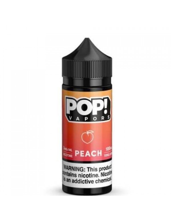POP! Vapors Peach 100ml Vape Juice