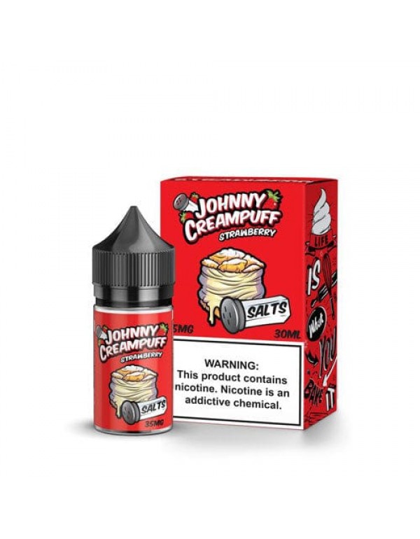 Johnny Creampuff Salts Strawberry 30ml Nic Salt Va...