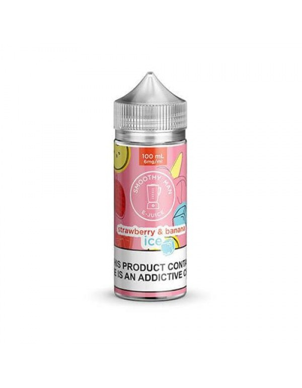 Smoothy Man Strawberry & Banana ICE 100ml Vape...