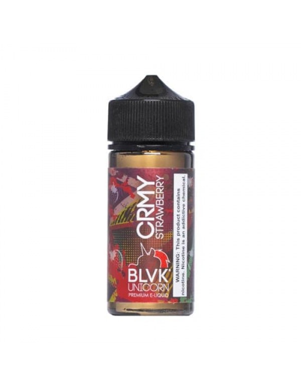 BLVK Unicorn CRMY Strawberry 100ml Vape Juice