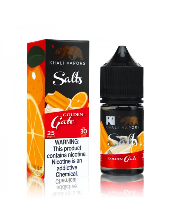 Khali Vapors Salts Golden Gate 30ml Nic Salt Vape ...