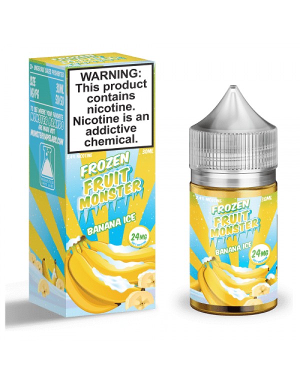 Banana Ice 30ml Nic Salt Vape Juice - Frozen Fruit...