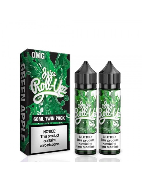 Juice Roll Upz Twin Pack Green Apple 2x 60ml Vape Juice