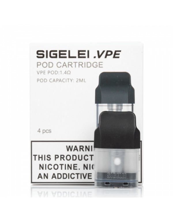 Sigelei VPE Replacement Pods (Pack of 4)