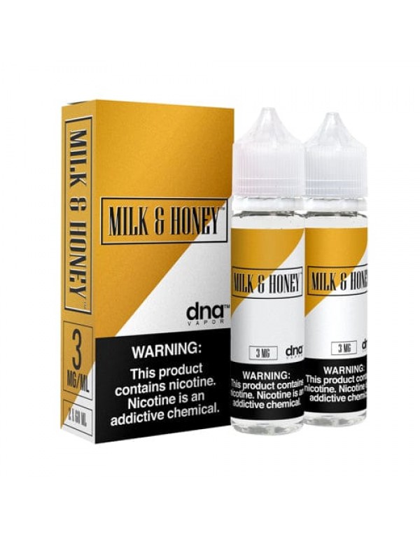 DNA Vapor Milk & Honey 2x 60ml Vape Juice
