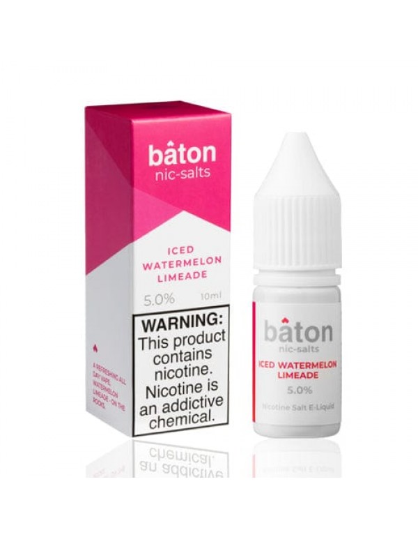 Baton Iced Watermelon Limeade 10ml Nic Salt Vape J...