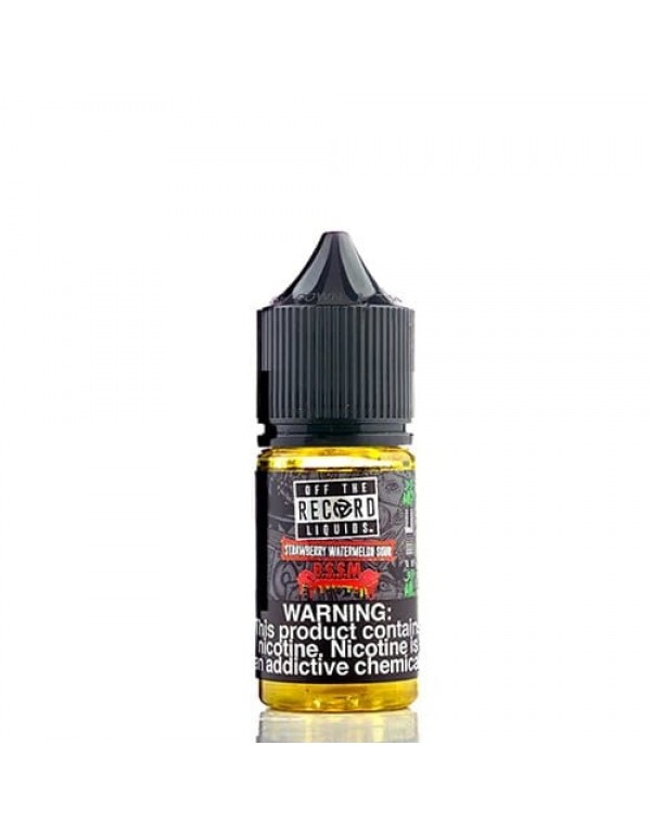 Off The Record Liquids Salts B.S.S.M. 30ml Nic Sal...