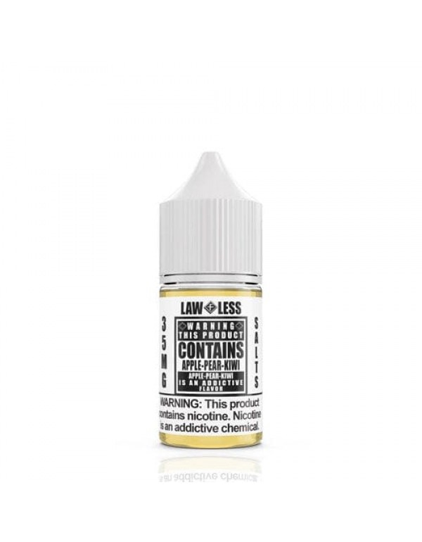 Warning Salts Apple Pear Kiwi 30ml Nic Salt Vape Juice