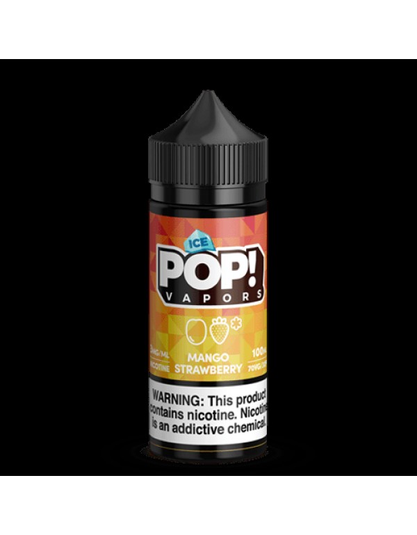 POP! Vapors Mango Strawberry ICE 100ml Vape Juice