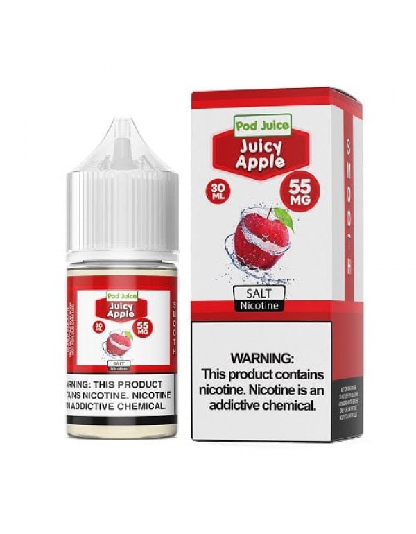 Pod Juicy Juicy Apple 30ml Nic Salt Vape Juice