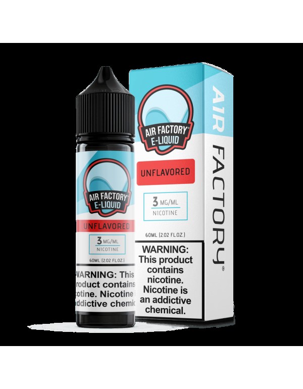 Air Factory Unflavored 60ml Vape Juice