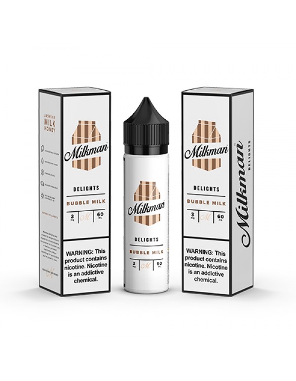 The Milkman Delights Bubble Milk 60ml Vape Juice