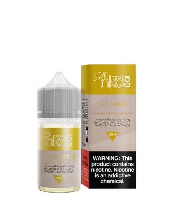 NKD 100 Salt Tobacco Euro Gold 30ml Nic Salt Vape ...