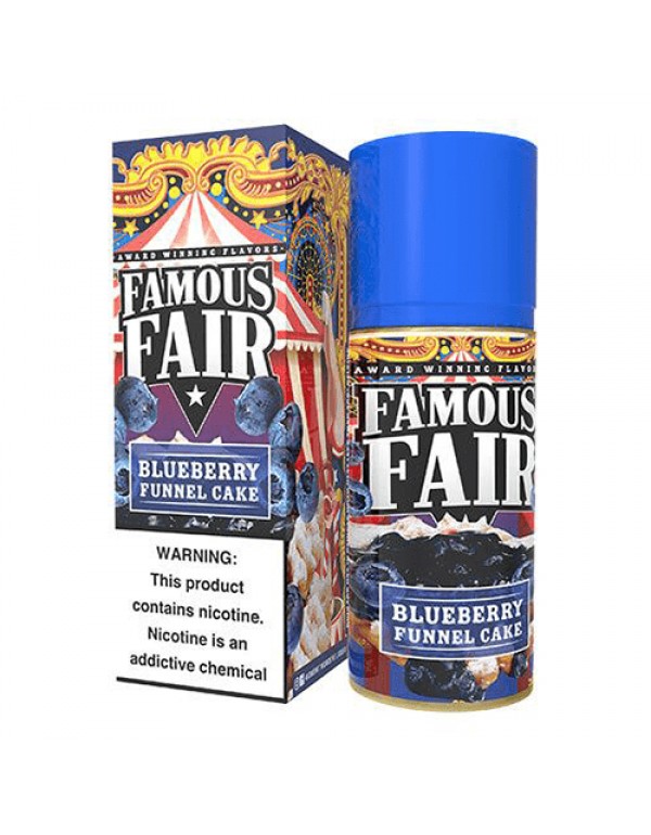 Famous Fair Blueberry Funnel Cake 100ml Vape Juice