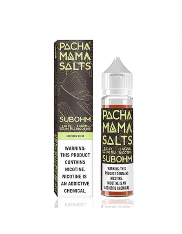 Pachamama Subohm Salts Honeydew Melon 60ml Vape Juice