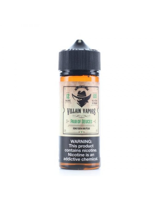 Villain Vapors Pair of Deuces 120ml Vape Juice