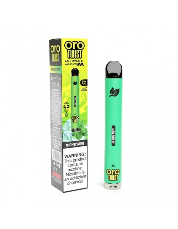 ORO Twist Disposable Vape - Mighty Mint