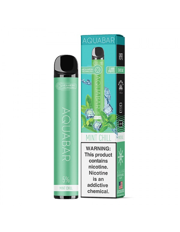 Aquabar 2800 Disposable Vape - Mint Chill